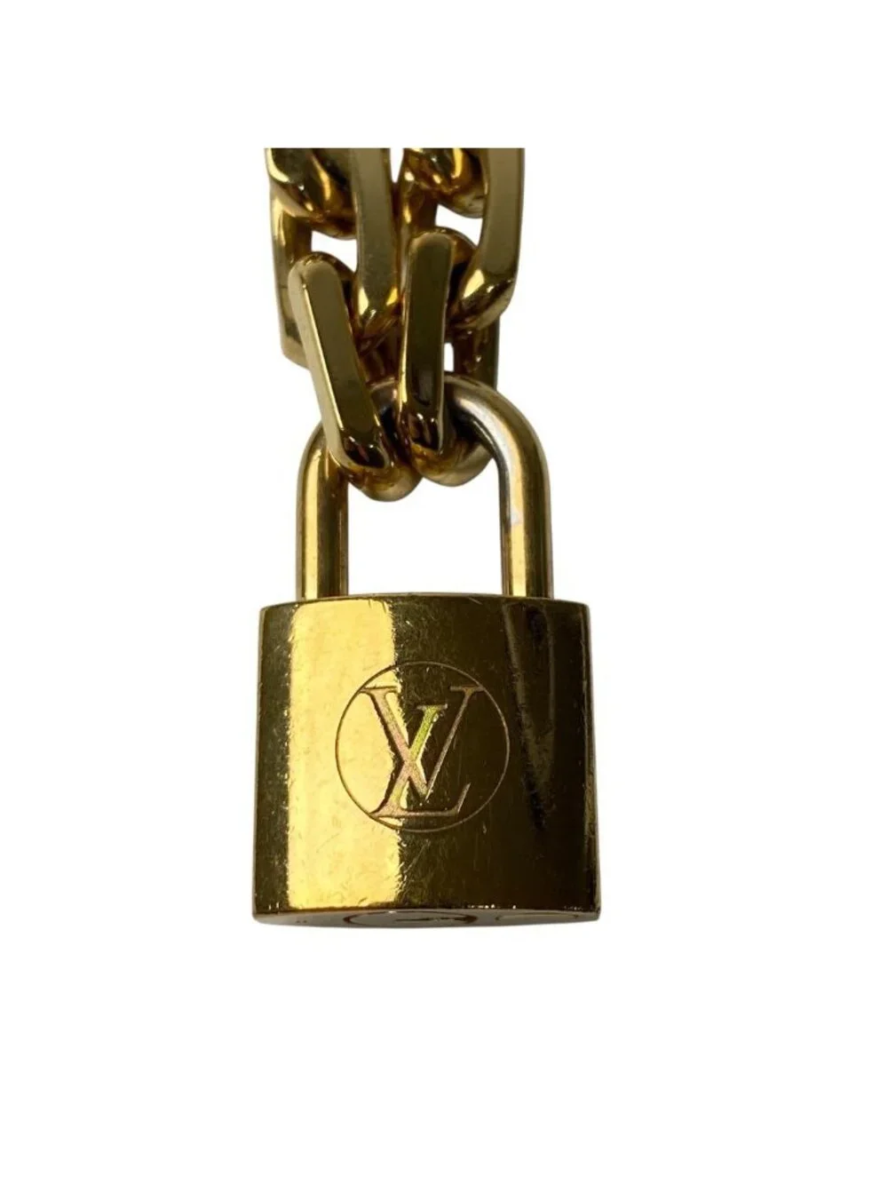 Louis Vuitton Collier Edgecadena Necklace Mp2993